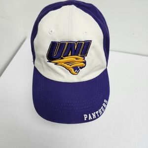 UNI Panthers University Of Northern Iowa Hat Cap‎ White Adult Strapback